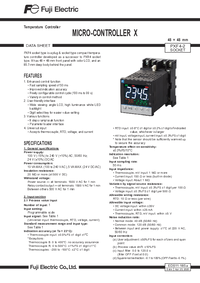 Thumbnail of document Data Sheet - PXF4 Temperature Controller Socketed